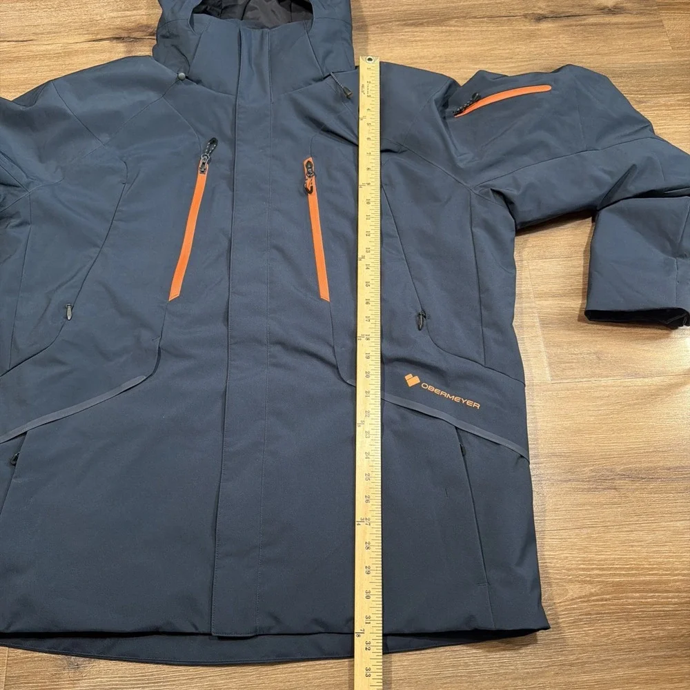 Obermeyer Men's 2XL Troika System 3 In 1 Jacket Nocturnal Navy Blue & Orange XXL